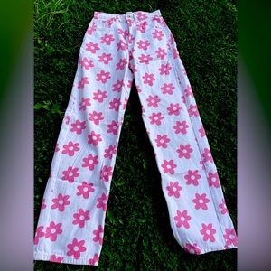 Flower Print Jeans by Cotton:On